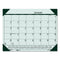 Ecotones Recycled Monthly Desk Pad Calendar, 22 X 17, Green-tint/woodland Green Sheets/corners, 12-month (jan To Dec): 2024