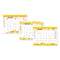 Recycled Honeycomb Desk Pad Calendar, 22 X 17, White/multicolor Sheets, Brown Corners, 12-month (jan To Dec): 2024