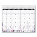 Recycled Wild Flower Wall Calendar, Wild Flowers Artwork, 15 X 12, White/multicolor Sheets, 12-month (jan To Dec): 2024