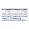 Recycled Three-month Format Wall Calendar, Horizontal Orientation, 17 X 8, White Sheets, 14-month (dec To Jan): 2023 To 2025