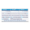 Recycled Three-month Format Wall Calendar, Horizontal Orientation, 23.5 X 12, White Sheets, 14-month (dec-jan): 2023-2025