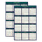 Four Season Erasable Business/academic Recycled Wall Calendar, 24 X 37, 12-month(july-june):2023-2024, 12-month(jan-dec):2024