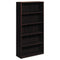 10700 Series Wood Bookcase, Five-shelf, 36w X 13.13d X 71h, Mahogany