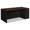 10700 Series Single Pedestal Desk With Full-height Pedestal On Right, 72" X 36" X 29.5", Mahogany