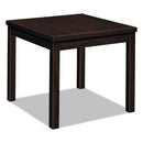 Laminate Occasional Table, Square, 24w X 24d X 20h, Mahogany