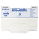 Health Gards Toilet Seat Covers, 15 X 17, White, 3,000/carton