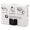 High-density Commercial Can Liners Value Pack, 60 Gal, 19 Microns, 38" X 58", Black, 25 Bags/roll, 6 Rolls/carton