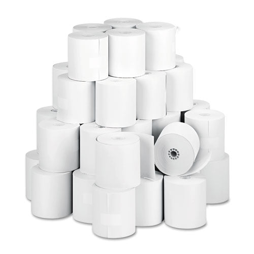 Impact Bond Paper Rolls, 3" X 150 Ft, White, 50/carton