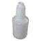 Plastic Bottles With Graduations, 24 Oz, Clear, 24/carton