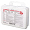 Bloodborne Pathogen Cleanup Kit, 10 X 7 X 2.5, Osha Compliant, Plastic Case