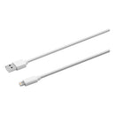 Usb Apple Lightning Cable, 6 Ft, White