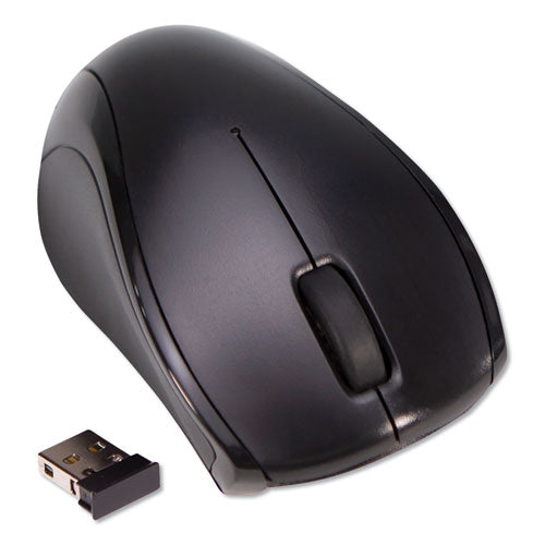 Compact Mouse, 2.4 Ghz Frequency/26 Ft Wireless Range, Left/right Hand Use, Black