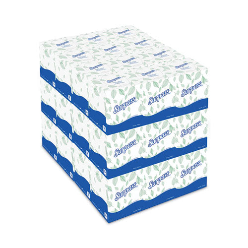 Facial Tissue For Business, 2-ply, White, Pop-up Box, 110/box, 36 Boxes/carton