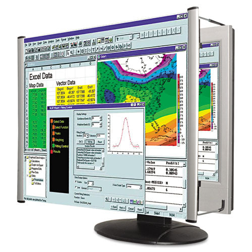 Lcd Monitor Magnifier Filter For 19" To 20" Widescreen Flat Panel Monitor, 16:10 Aspect Ratio