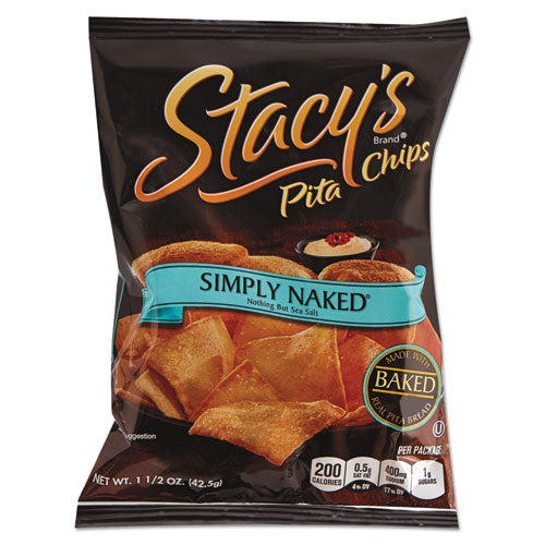 Pita Chips, 1.5 Oz Bag, Original, 24/carton