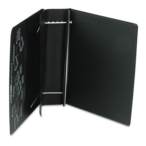 Varicap Expandable Binder, 2 Posts, 6" Capacity, 11 X 8.5, Black