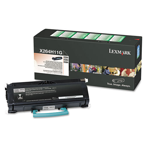 X264h11g Return Program High-yield Toner, 9,000 Page-yield, Black