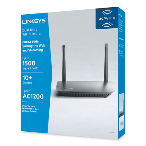 Ac1200 Wi-fi Router, 5 Ports, Dual-band 2.4 Ghz/5 Ghz