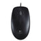 M100 Corded Optical Mouse, Usb 2.0, Left/right Hand Use, Black