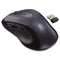 M510 Wireless Mouse, 2.4 Ghz Frequency/30 Ft Wireless Range, Right Hand Use, Dark Gray