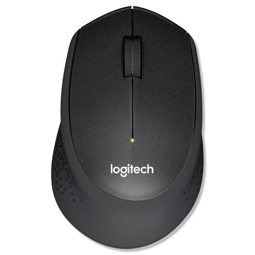 M330 Silent Plus Mouse, 2.4 Ghz Frequency/33 Ft Wireless Range, Right Hand Use, Black