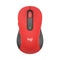 Signature M650 Wireless Mouse, Large, 2.4 Ghz Frequency, 33 Ft Wireless Range, Right Hand Use, Red