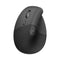 Lift Vertical Ergonomic Mouse, 2.4 Ghz Frequency/32 Ft Wireless Range, Left Hand Use, Graphite