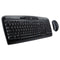 Mk320 Wireless Keyboard + Mouse Combo, 2.4 Ghz Frequency/30 Ft Wireless Range, Black