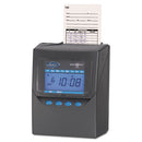 7500e Totalizing Time Recorder, Lcd Display, Charcoal