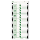 Time Clock Cards For Lathem Time 800p, One Side, 4 X 9, 100/pack