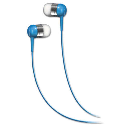 Seb In-ear Buds, 4 Ft Cord, Blue