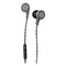 Bass 13 Metallic Earbuds With Microphone, 4 Ft Cord, Silver