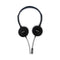 Hp200 Headphone With Microphone, 6 Ft Cord, Black