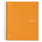 Trend Wirebound Notebook, Two Pockets, 3-subject, Medium/college Rule, Randomly Assorted Cover Color, (150) 11 X 8.5 Sheets