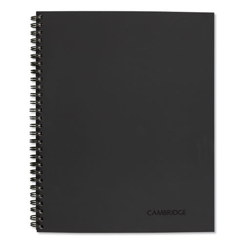 Wirebound Guided Quicknotes Notebook, 1-subject, List-management Format, Dark Gray Cover, (80) 11 X 8.5 Sheets
