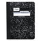 Composition Book, Wide/legal Rule, Black Cover, (100) 9.75 X 7.5 Sheets