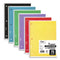 Spiral Notebook, 1-subject, Medium/college Rule, Assorted Cover Colors, (70) 10.5 X 8 Sheets, 6/pack