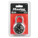 Combination Lock, Stainless Steel, 1.87" Wide, Silver