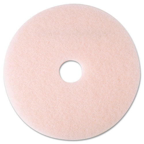 Ultra High-speed Eraser Floor Burnishing Pad 3600, 19" Diameter, Pink, 5/carton