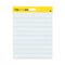 Self-stick Wall Pad, Manuscript Format (primary 3" Rule), 20 X 23, White, 20 Sheets, 2/pack