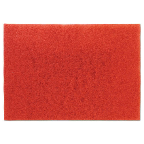 Low-speed Buffer Floor Pads 5100, 28 X 14, Red, 10/carton