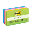 Original Pads In Floral Fantasy Collection Colors, Note Ruled, 3" X 5", 100 Sheets/pad, 5 Pads/pack