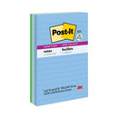 Recycled Notes In Oasis Collection Colors, Note Ruled, 4 X 6, 90 Sheets/pad, 3 Pads/pack