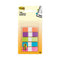 Page Flags In Portable Dispenser, Assorted Brights, 5 Dispensers, 20 Flags/color