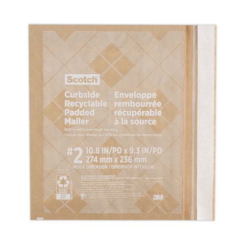 Curbside Recyclable Padded Mailer,