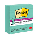 Pop-up Notes Refill, Note Ruled, 4" X 4", Aqua Wave, 90 Sheets/pad, 5 Pads/pack