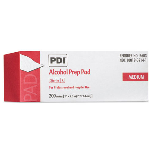 Pdi Alcohol Prep Pads, 200/box