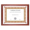 Award-a-plaque Document Holder, Acrylic/plastic, 10.5 X 13, Mahogany