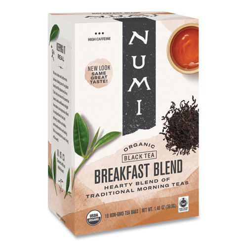 Organic Teas And Teasans, 1.4 Oz, Breakfast Blend, 18/box