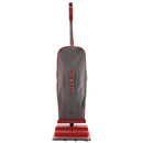 U2000rb-1 Upright Vacuum, 12" Cleaning Path, Red/gray